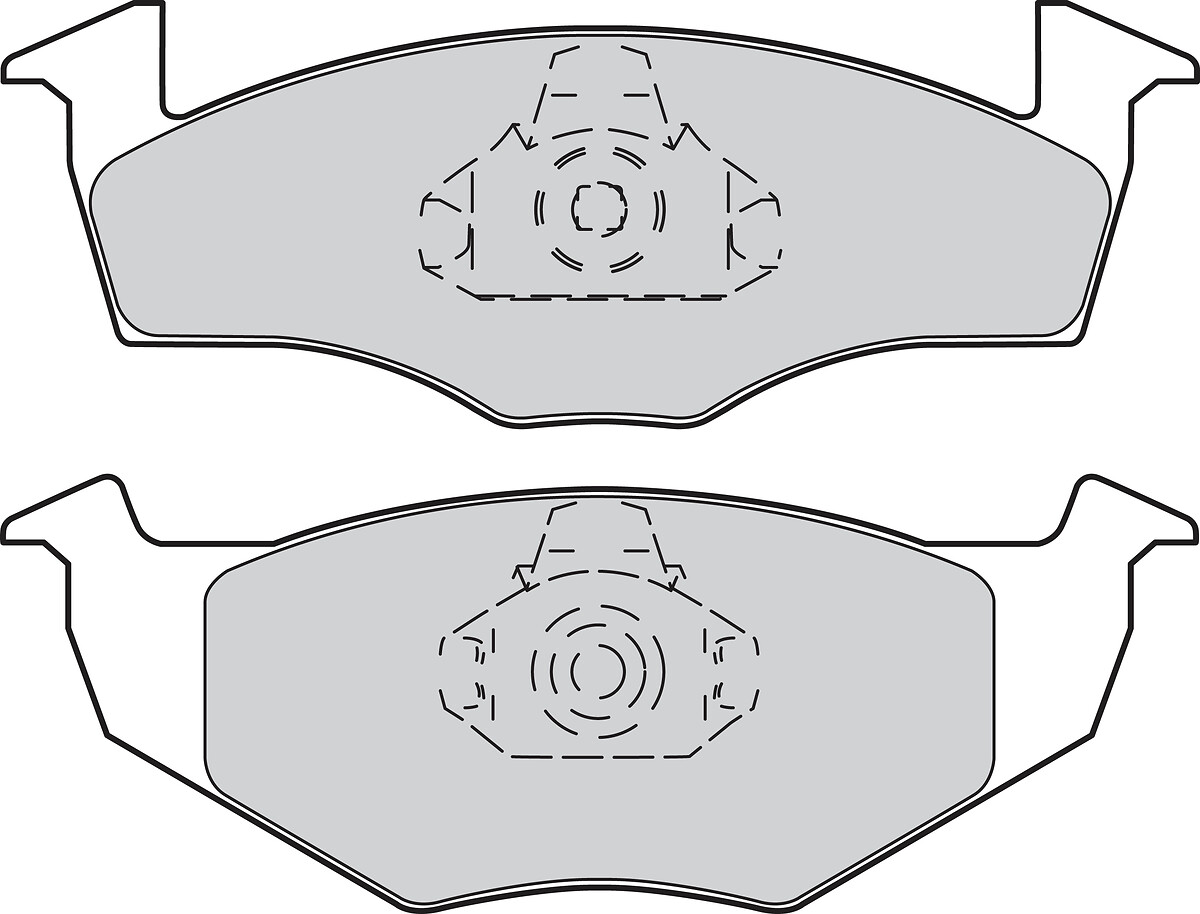Jeu de 4 plaquettes de frein VALEO ref. 301403